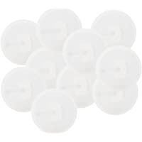 10 NFC Tag Pegatinas 215- para Chip como Amiibo Figuras- 30 mm- Blanco- 100% Compatible- NXP NFC Chip NTAG 215